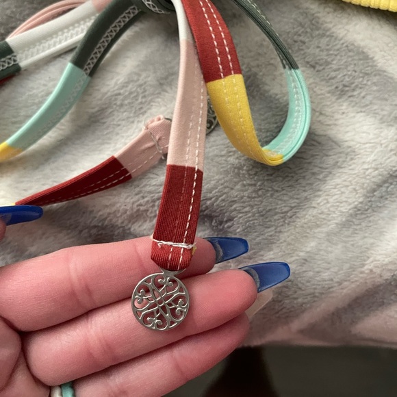 NWT Time & Tru Multi Colored Bikini Top - Picture 5 of 5